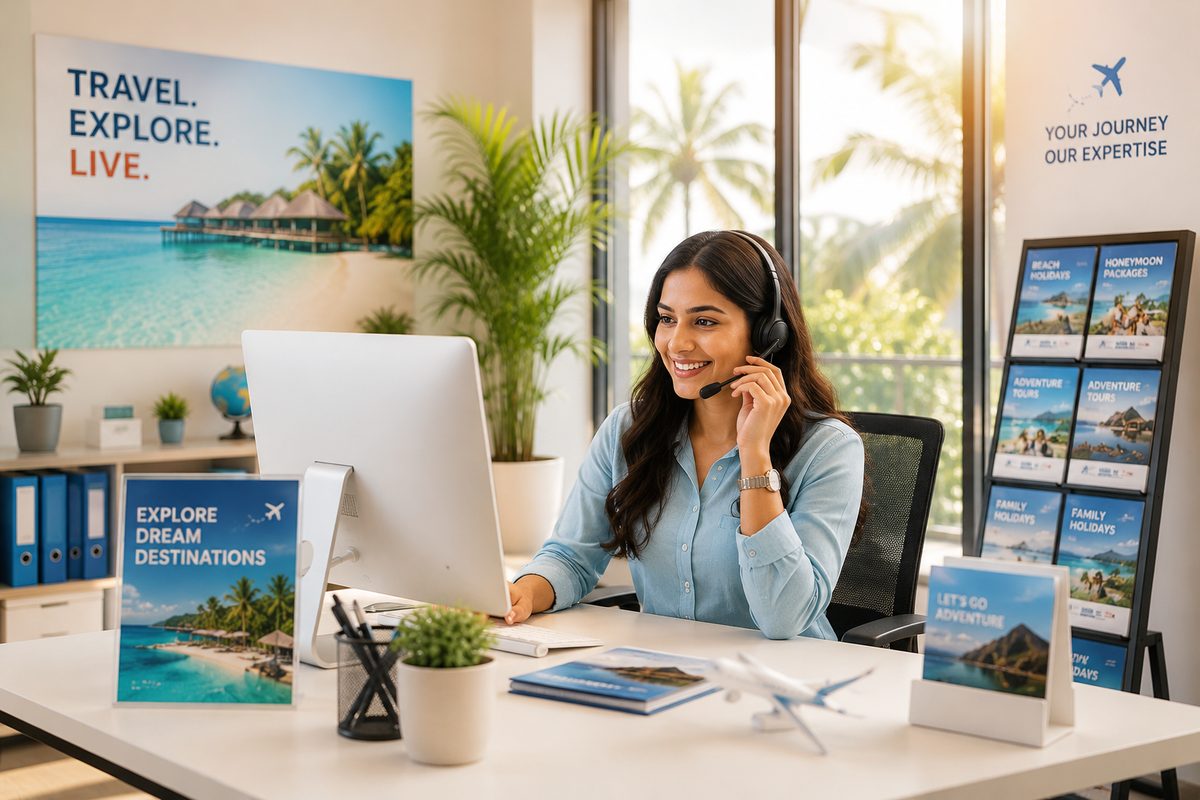 Illustration of mountains and sea representing H2 Holidays journeys
